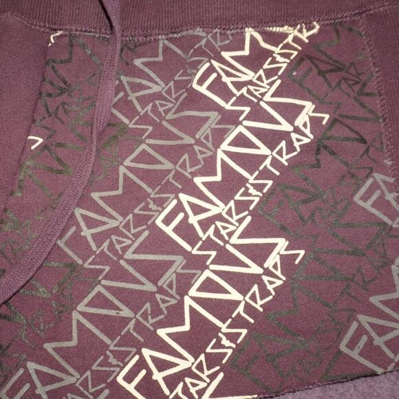 Famous Stars & Straps Purple Logo Graphic Shorts Women’s Size L Y2K Streetwear - Picture 2 of 5